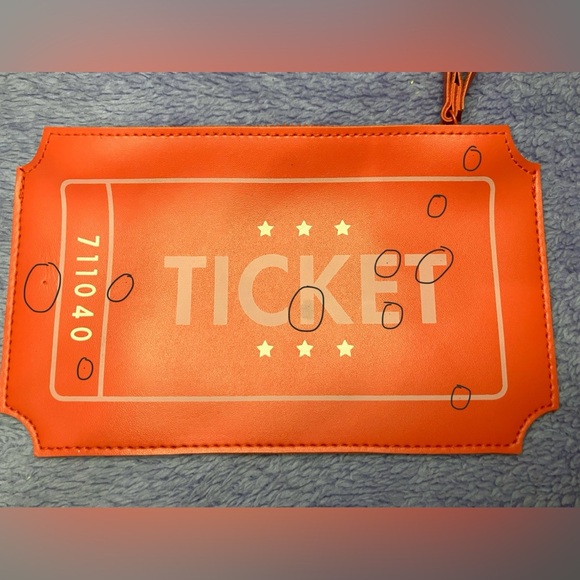 Ipsy small red movie ticket pouch - Picture 6 of 7
